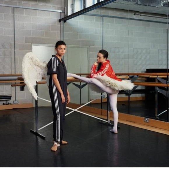 ADIDAS ORIGINAL X FIORUCCI JUMPSUIT in Black New with Tags! - Picture 2 of 15